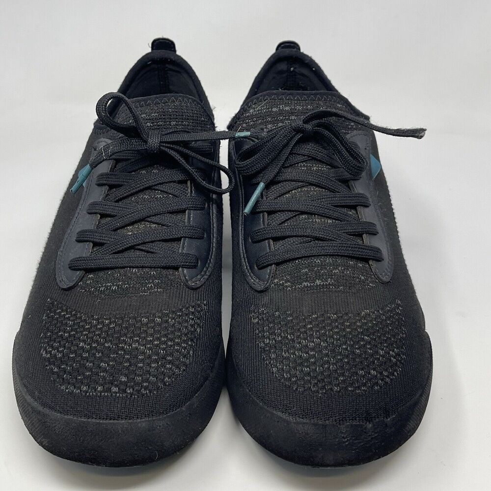 Vessi Weekend Sneakers Mens 10 Asphalt Black Fabric Waterproof Vegan Comfort - Picture 4 of 16